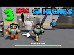 Top 3 Glitch! in #roblox  Scary Obby Games from Barry, Siren Cop