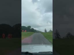 First time car crash near miss