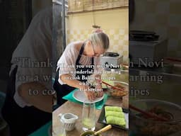 Making memories on your Solo Bali holiday-Private Balinese cooking classes🙏🏽😊 #cookingclasses
