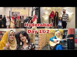 Hyderabad Day 1 & 2 ❤️Meet up❤️#meenazfam #meetup #family #hyderabad #food #vlog #fyp#viralvideo