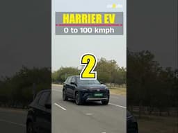 Can the Harrier EV match Tata's claimed 0-100 kmph time of 6.3s? • #tataharrierev #harrierev