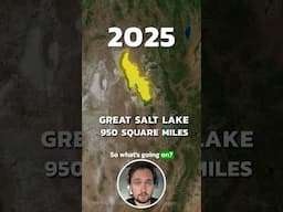 Why The Great Salt Lake Is Vanishing #utah #greatsaltlake #saltlakecity #geography #climatechange