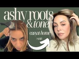 Easy ASH Root Color and Toner Tutorial + Update at the End