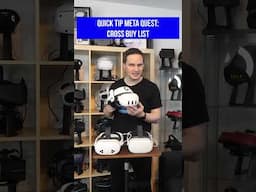 Meta Quest 3 Quick Tip - Don’t Buy Twice! Meta Quest Cross-Buy Trick