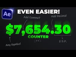 Animate Number Counters in After Effects [NEW METHOD] - No Expressions