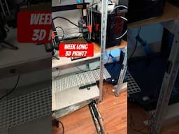 Leaving a 3D printer running for a WEEK straight?