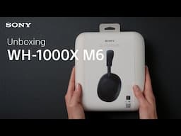 Uitpakken: Sony WH-1000XM6 draadloze hoofdtelefoon met ruisonderdrukking