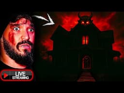 OVERNIGHT GHOST HUNTING in HAUNTED DEMON HOUSE  (LIVE-STREAM)