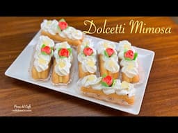 Dolcetti Monoporzione Gusto Mimosa: Facili, Veloci e Super Golosi! 🍍✨ Dolcetti con Savoiardi