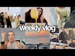 weekly vlog 💌 hair health journey, cleaning my room, chille launch, date night