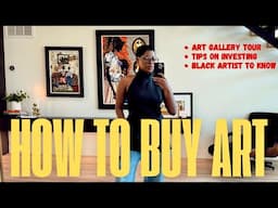 Black Owned Gallery Tour & Sharing my Art Collection