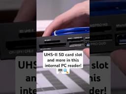 Quick look at this UHS-II SD card reader for PCs with other formats too! #SHORTS