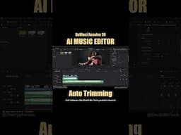 DaVinci AI Auto Music Editor in DaVinci Resolve 20 [ How to Use Auto Music Trim Editing ] Tutorial