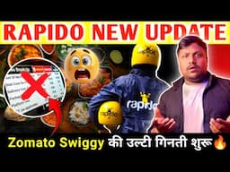 🥶Zomato Swiggy की उल्टी गिनती शुरू | Rapido Bike Taxi Job | Rapido Food Delivery App ​⁠@akashgaur