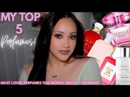 MY TOP 5 PERFUMES OF APRIL! 🤩❤️ | PERFUMES I USED AND LOVED THE MOST THIS MONTH! | AMY GLAM ✨