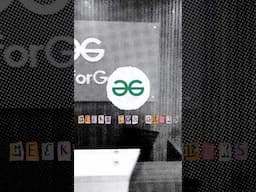 My First Day at GeeksforGeeks | New Beginnings! #shorts #gfg #viralvideo