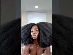 Natural hair style
