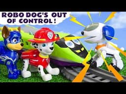 Can the Paw Patrol Pups save out of control Robo Dog?