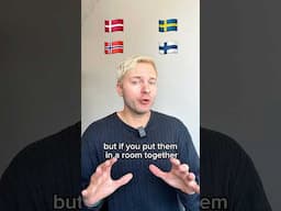 Can The Nordics Understand Each Other? 🇩🇰🇸🇪🇳🇴🇫🇮👀 #language #danish #swedish #nordics #fyp
