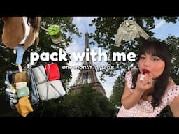 pack with me for europe summer (checked bag + carry on!)!
