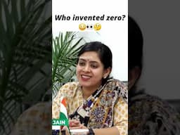Who invented zero? | UPSC MOCK INTERVIEW | @Tathastuics #shorts
