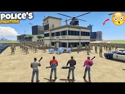 Red Franklin Black Franklin white Franklin new Franklin Attack On Police Station Lekin Koun?..