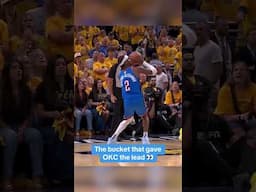 Thunder ended the game on a 12-1 run 🔥