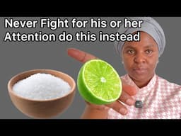 Never Fighting for His or Her Attention do this instead