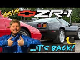 OUR BARN FIND CORVETTE C4 ZR-1 IS BACK ! A LONG OVERDUE UPDATE!!