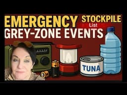 🔥 Emergency Stockpile List 2025 , How to Prepare for Grey-Zone Events & Power Outages! 🔥