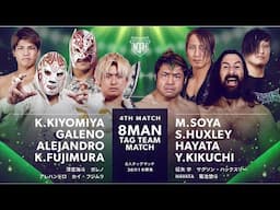 Kaito Kiyomiya, Galeno, Alejandro & Kai Fujimura vs Saxon Huxley, Manabu Soya, HAYATA & Yuto Kikuchi