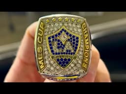 LA Galaxy 2024 MLS Cup Champion Ring Replica  Stadium Giveaway