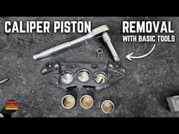 How To Remove A Motorcycle Brake Caliper Piston!