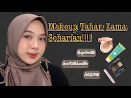 MAKE UP AWET UNTUK KULIT BERMINYAK | TUTORIAL GLOWING MAKEUP | TUTORIAL MAKEUP TAHAN SEHARIAN MUDAH