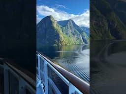 This was magical 🥹 Sailing through Norway’s fjords with #MSCEuribia 💙