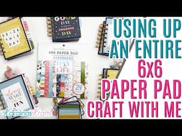 Smashing an ENTIRE 6x6 Paper Pad CRAFT WITH ME using Day in the Life by Echo Park Paper, Mini Books