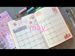 May 2025 Bullet Journal Setup 🌸 simple, easy plan with me!