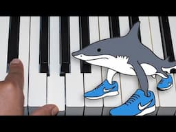 Tralalero Tralala - Meme - Fácil - Piano Tutorial - Notas Musicales - Cover