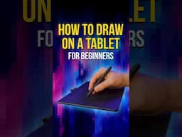 How to Draw on a Tablet - Getting Started #digitalart #drawingtablet