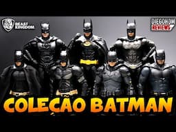RECEBI A COLEÇÃO COMPLETA BATMAN da Beast Kingdom!