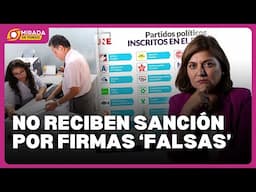 PARTIDOS POLÍTICOS NO RECIBEN SANCIÓN si presentan FIRMAS con IRREGULARIDADES | Mirada de Fondo