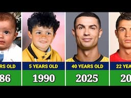 Cristiano Ronaldo - Transformation From 1 to 40 Years Old