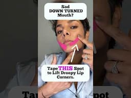 Face Tape This Spot to LIFT DROOPY LIO CORNERS/ Blush with me -Parmita/ face yoga