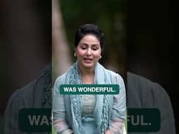 "I got exactly what I wanted"- @realhinakhan Experience