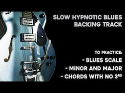 Slow Hypnotic 12-Bar Blues Backing Track in E