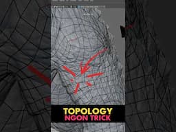 Using ngons to make retopology a lot easier in Maya or Blender