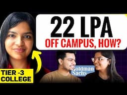 25LPA Package | How to crack Goldman Sachs OFF-Campus | Full Process Explained