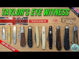 Taylor's Eye Witness of Sheffield Vintage Pocket Knife Collection