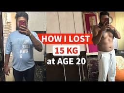How I Lost 15 KG at the Age of 20 | My Weight Loss Transformation Journey | Eat more Lose more