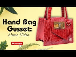 How to Create 3 piece Bag Gusset | PART 2